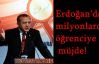 Erdoğan'dan milyonlarca öğrenciye müjde!