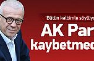 Ertuğrul Özkök: Emin Olun AK Parti Kaybetmedi