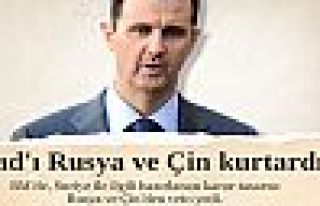 Esad'ı Rusya ve Çin kurtardı!