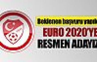 Euro 2020'ye resmen adayız !