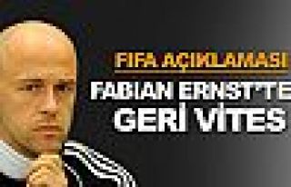 Fabian Ernst'ten geri vites!