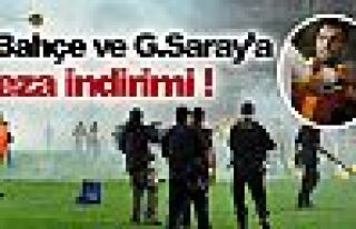 F.Bahçe ve G.Saray'a ceza indirimi!