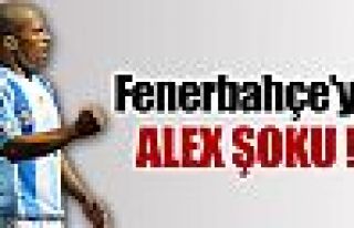 Fenerbahçe'ye Alex şoku !