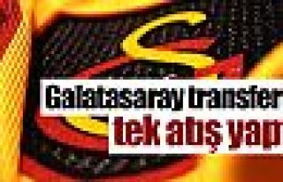 Galatasaray, transferde tek atış yaptı