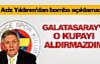 ''Galatasaray'a o kupayı aldırmazdım''