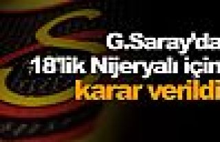 G.Saray 18'lik Nijeryalı'yı gönderdi!