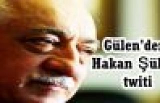 Gülen'den Hakan Şükür twiti