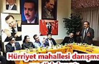 Hürriyet mahallesi danışma meclisini yaptı