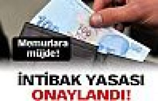 İntibak yasası onaylandı!