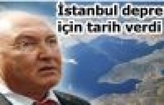 İstanbul depremi için tarih verdi