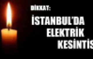 İstanbul'da elektrik kesintisi