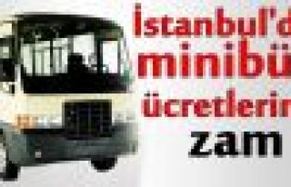 İstanbul'da minibüs ücretlerine zam