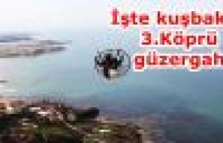 İşte kuşbakışı 3. Köprü güzergahı