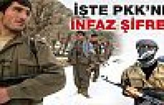 İşte PKK'nın infaz şifresi