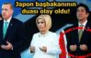 Japon başbakanının duası olay oldu!