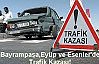 Kaygan yollar kazalara davetiye çıkardı