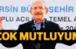 Kılıçdaroğlu: Çok mutluyum