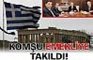 Komşu emekliye takıldı!