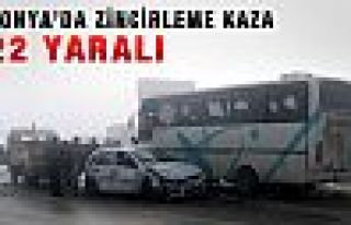 Konya'da zincirleme kaza: 22 yaralı