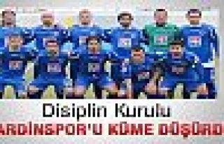 Mardinspor küme düşürüldü 