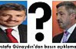 Mustafa Günaydın’ın basın açıklaması