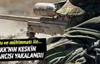 PKK'nın keskin nişancısı yakalandı!
