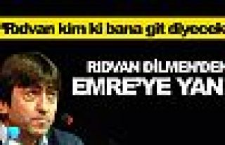 Rıdvan Dilmen'den Emre'ye cevap!