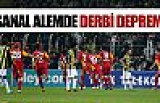 Sanal alemde derbi depremi !