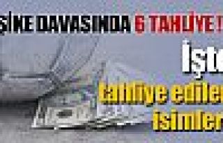 Şike davasında 6 tahliye