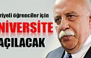 Suriyeli öğrenciler için üniversite açılacak