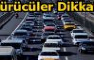 Sürücüler Dikkat! Trafik Yağmura Teslim