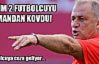 Terim 2 futbolcuyu idmandan kovdu