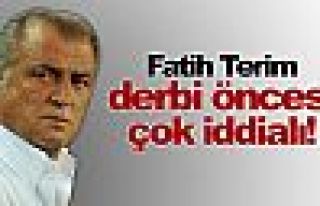 Terim derbi öncesi iddialı konuştu!