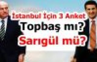 Topbaş Sarıgül'ün kaç puan önünde?