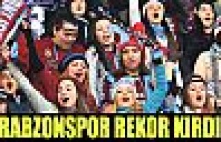 Trabzonspor rekor kırdı !