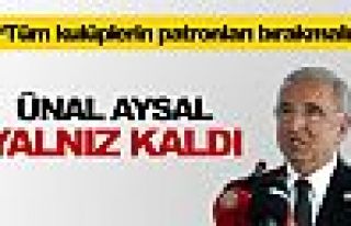 Ünal Aysal'a destek yok