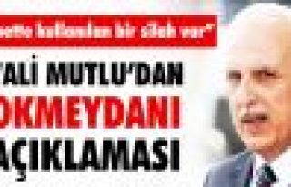 VALİ MUTLU'DAN OKMEYDANI AÇIKLAMASI!