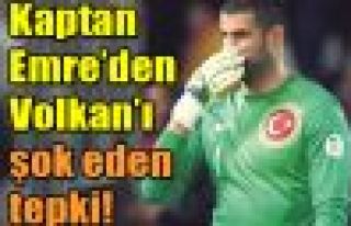 VOLKAN’A SERT TEPKİ